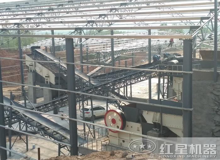 石料破碎生產(chǎn)線，設(shè)備展示