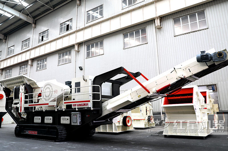 建筑垃圾破碎機(jī)廠區(qū)，免費(fèi)帶料考察