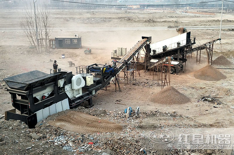 車載碎石機(jī)配置不同，成品粒度不同