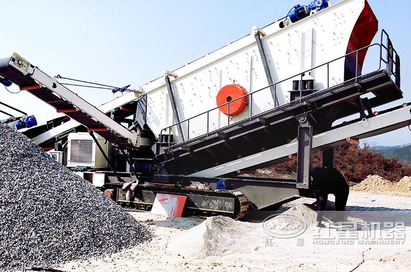 安徽亳州履帶移動(dòng)破碎站現(xiàn)場